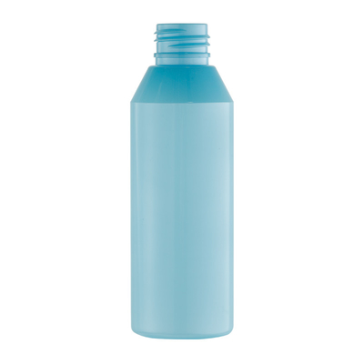 Quetschflasche-hellblaues kundenspezifisches Körper-Milch-Lotions-Pumpe HDPE des Shampoo-120ml kosmetisches Plastikgefühl leichter Berührung