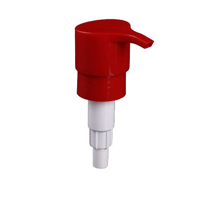 Rotes flaschen-Zufuhr-Pumpe des Schrauben-Verschluss-24/410 Plastikfür Körper-Wäsche-Seife