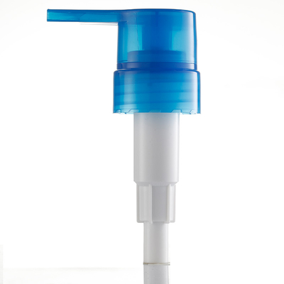Kundengebundene blaue kosmetische Lotions-Plastikpumpe für Flasche 33mm