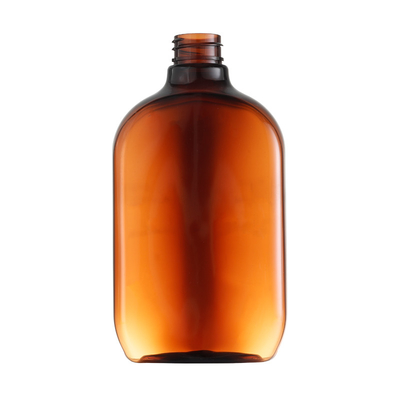 Heißes stempelndes 400ML flache Amber Bottle For Medical