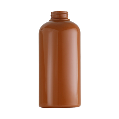 Ginger Yellow Glossy Round Plastic-Flasche/verpackende Flasche/Flaschen-Mund 32mm
