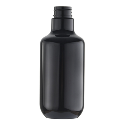leeren dunkelbraune Pumpflaschen der Lotions-350ml nachfüllbare runde Shampoo-Flasche